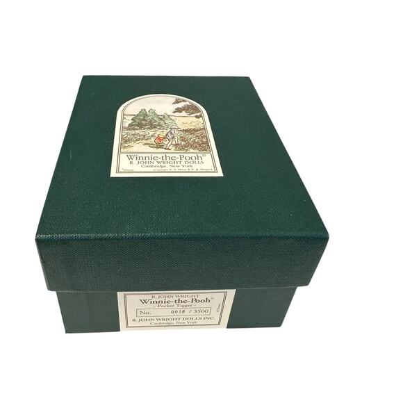 R John Wright #0018 of 3500 Winnie The Pooh - Pocket Tigger With Box Certificate - Picture 3 of 3